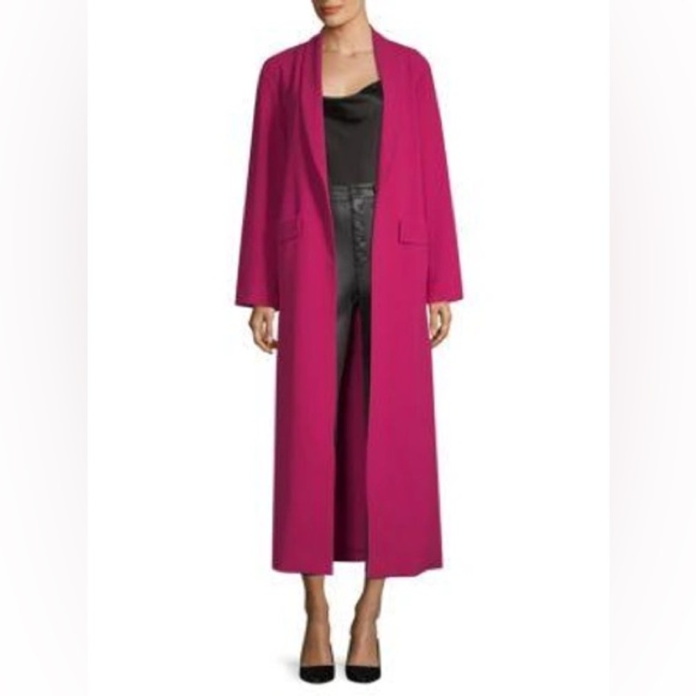 Alice + Olivia 💥NWT - ARCHIVE ITEM💥 Angela Long Coat - Raspberry - Small